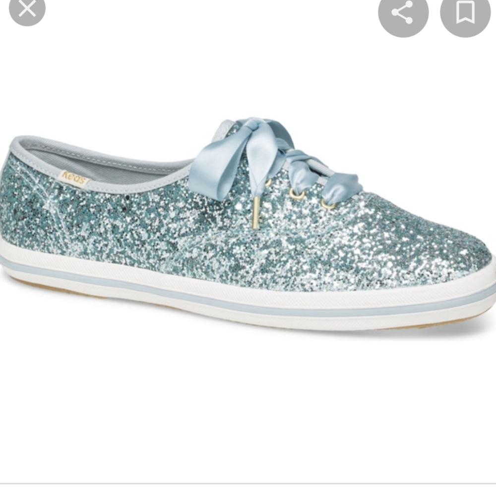 Keds for Kate Spade Blue Glitter